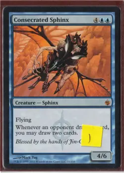 MTG Consecrated Sphinx NM Mirrodin Besieged (1) - Image 1