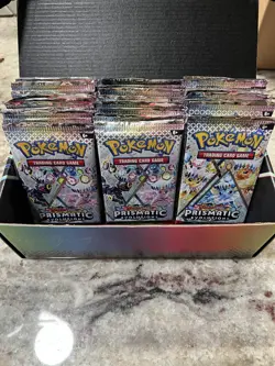 Pokemon TCG Prismatic Evolutions 36 Sealed Booster Packs -Booster Box Equivalent - Image 1