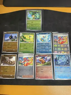 Pokemon TCG 2025 Black Bolt/White Flare Lot of 8 Pokeball, 1 Masterball MINT - Image 1