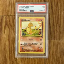 2000 POKEMON BASE II SET - CHARMANDER #69/130 - PSA 7 - Image 1