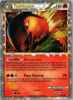 Pokemon TCG Typhlosion HGSS09 HGSS Black Star Promos Holo MP - Image 1