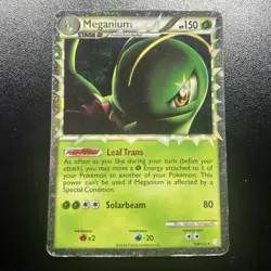 Pokemon Meganium Prime 109/123 HGSS Unleashed Holo Rare 2010 - Image 1