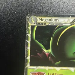 Pokemon Meganium Prime 109/123 HGSS Unleashed Holo Rare 2010 - Image 3
