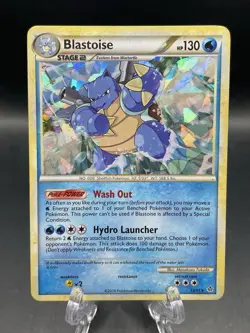 Blastoise (13/95) Cracked Ice Holo Pokemon TCG-Unleashed (MP) - Image 1