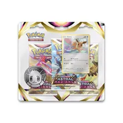 NEW Pokemon TCG: Astral Radiance 3-Pack Blister - Eevee - Image 1