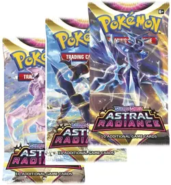 NEW Pokemon TCG: Astral Radiance 3-Pack Blister - Eevee - Image 3