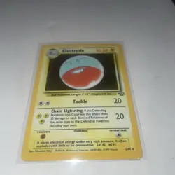 ELECTRODE HOLO POKEMON JUNGLE SET LP HAS SOME SCRATCHES IN FOIL WHITE SPECS - Image 1