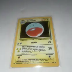 ELECTRODE HOLO POKEMON JUNGLE SET LP HAS SOME SCRATCHES IN FOIL WHITE SPECS - Image 2