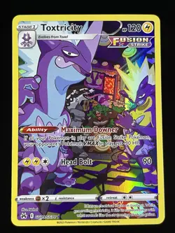 Toxtricity GG09/GG70 NM Ultra Rare Full Art Holo Crown Zenith Pokemon TCG - Image 1