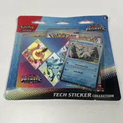 Pokemon TCG Scarlet Violet Prismatic Evolutions Tech Sticker Collection Glaceon - Image 2
