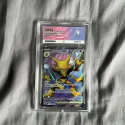 Pokemon Alakazam EX TCG Scarlet Violet-151 Holo Ultra Rare 188/165 ACE MINT 9 - Image 1