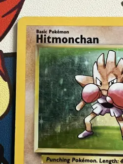 Pokemon TCG Hitmonchan Base Set 7/102 Holo HP - Image 2