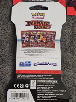 Scarlet and Violet Destined Rivals Sleeved Booster Pack 20 Packs Pokemon TCG Lot - Image 2