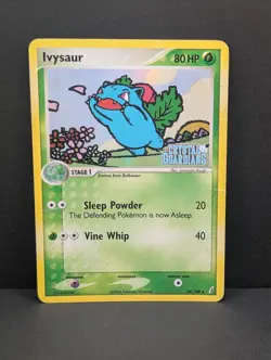 Ivysaur 34/100 Crystal Guardians Reverse Holo Rare Pokemon TCG Nintendo HP - Image 1