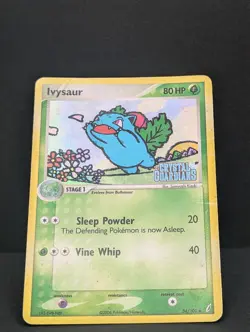 Ivysaur 34/100 Crystal Guardians Reverse Holo Rare Pokemon TCG Nintendo HP - Image 3