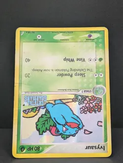 Ivysaur 34/100 Crystal Guardians Reverse Holo Rare Pokemon TCG Nintendo HP - Image 4
