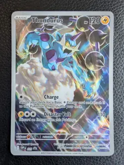 Thundurus - SVP209 Black Star Promo Card (Pokemon) Full Art Illustration Rare - Image 1