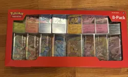 Pokemon TCG Prismatic Evolutions Costco 8 Mini-Tin Bundle w/ Promo Cards NEW - Image 1