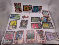 Nagasakiya Legend Of Zelda Ocarina Of Time Cards Set Of 17 Cards 1999 Japan - Image 2