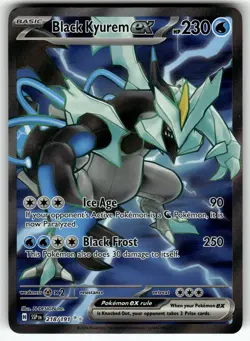Black Kyurem ex 218/191 SV08: Surging Sparks NM Pokemon Card TCG - Image 1