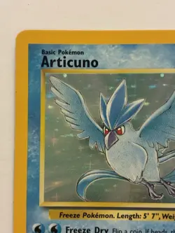Pokemon TCG Articuno Holo Rare Card 2/62 Fossil LP - Image 2