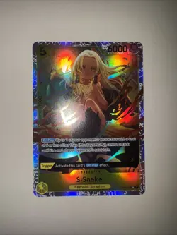 OP08-112 S-Snake : Super Rare English One Piece TCG Card : OP08: Two Legends - Image 1