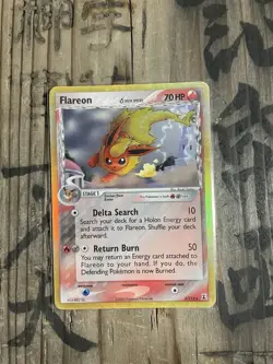 Flareon 5/113 Delta Species Rare Reverse Holo 2005 Pokemon Card - Image 1