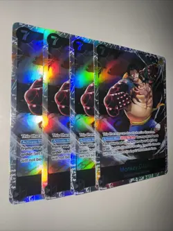 One Piece Card Game Monkey.D.Luffy OP04-090 SR X4 Playset English TCG CCG - Image 2
