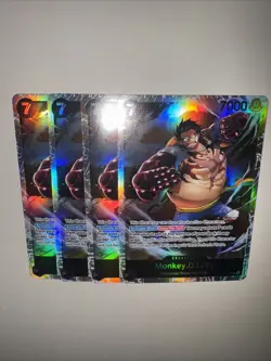 One Piece Card Game Monkey.D.Luffy OP04-090 SR X4 Playset English TCG CCG - Image 5