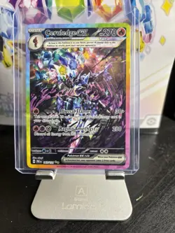 Pokemon TCG Prismatic Evolutions Ceruledge EX #147/131 Sir Holo Rare Card - Image 1