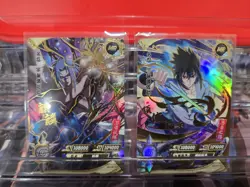 Kayou Naruto CCG Trading Card Sasuke Uchiha MR Set Of 2 - Image 1