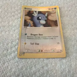 NM Pokemon Dratini 26/97 2003 EX Dragon Uncommon Reverse Holo Foil E Series Card - Image 2
