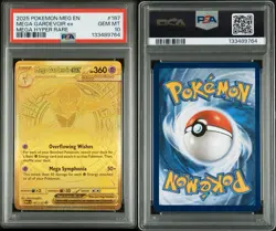 PSA 10 Mega Gardevoir EX 187/132 Mega Hyper Rare Mega Evolutions Pokemon Card - Image 3