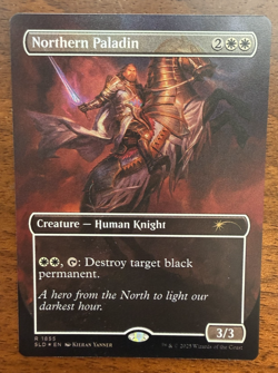 FOIL - Northern Paladin - MTG- Secret Lair Artist Kieran Yanner SLD - Image 2