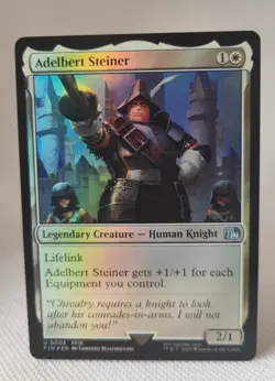 MTG Final Fantasy Foil Uncommon #0003 Adelbert Steiner - Image 1