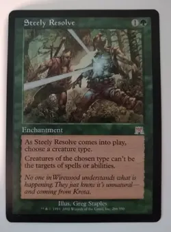 Steely Resolve - Onslaught - MTG - Magic The Gathering - Image 1