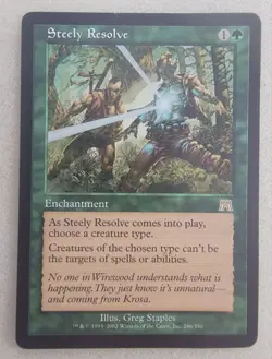 Steely Resolve | LP | Onslaught | ONS #286 | MTG - Image 1