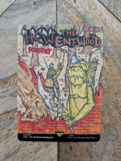 MTG ~ Hew The Entwood POSTER Non Foil Lord Of The Rings 0737 Magic the Gathering - Image 1