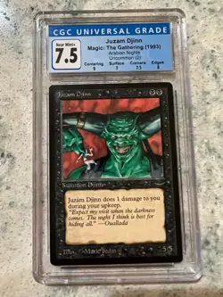 Juzam Djinn - Arabian Nights - 7.5 CGC NM - MTG - Magic The Gathering - Image 1