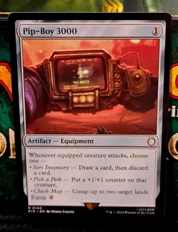 magic the gathering - Pip-Boy 3000 - Artifact - Equipment - Rare - Colorless - Image 1