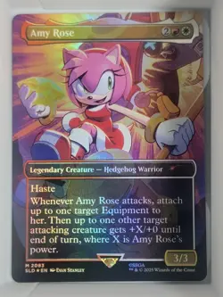 MTG Amy Rose (Rainbow Foil) NM Secret Lair Drop Series M Magic 2083 - Image 1