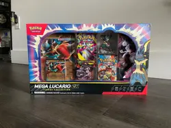 Pokemon TCG Mega Lucario ex Premium Figure Collection Box Factory Sealed x3 - Image 3