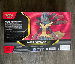 Pokemon TCG Mega Lucario ex Premium Figure Collection Box Factory Sealed x3 - Image 4