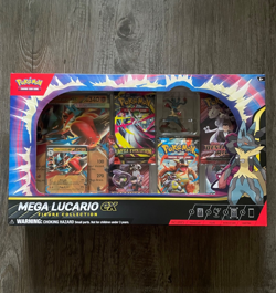 Pokemon TCG Mega Lucario ex Premium Figure Collection Box Factory Sealed x3 - Image 5