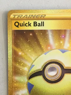 Pokemon TCG Quick Ball Sword & Shield Base Set 216/202 Holo Secret Rare - Image 3