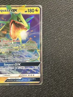 Pokemon TCG Rayquaza GX Holo Ultra Rare x2. Celestial Storm 109/168. LP 2018 - Image 5