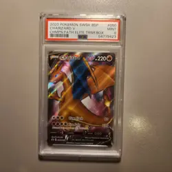 2020 Pokemon Champions Path Charizard V SWSH050 PSA 9 Sequential Lot - Image 4