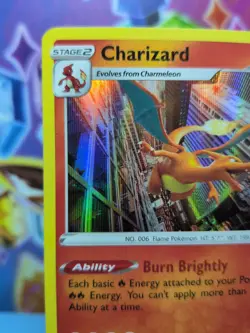 Pokemon TCG Pokemon GO Charizard 010/078 Holo NM/M - Image 2