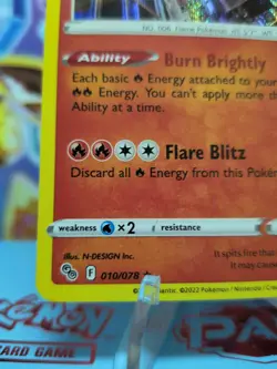 Pokemon TCG Pokemon GO Charizard 010/078 Holo NM/M - Image 4
