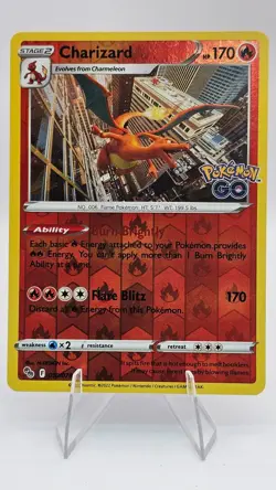 Charizard - 010/078 - Pokemon GO (PGO) - (Reverse Holo) - Image 1